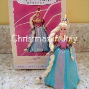 Hallmark 1997 Barbie as Rapunzel Spring Series Ornament
